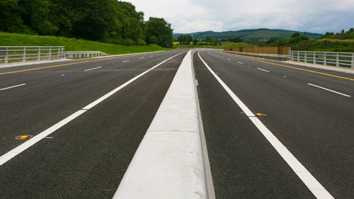 Photo of a motorway in Wicklow